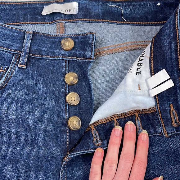 Loft Curvy High Waist Skinny - Picture 3 of 9